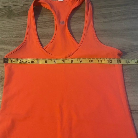 Lululemon Women's Orange Racerback Tank Top - Picture 7 of 7